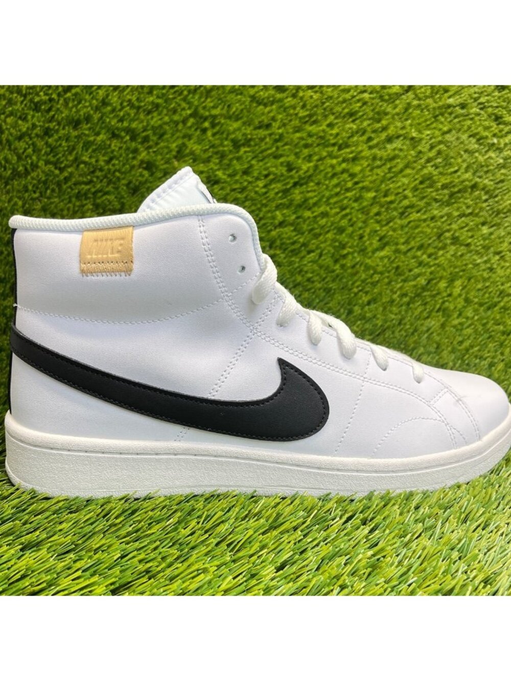 Nike Court Royale 2 Mid Mens Size 12 White Athletic Leather Shoes Sneakers